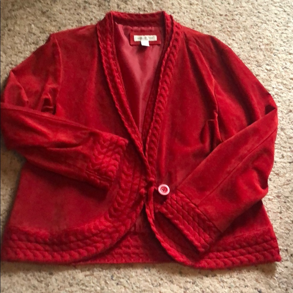 Cold water creek suede jacket